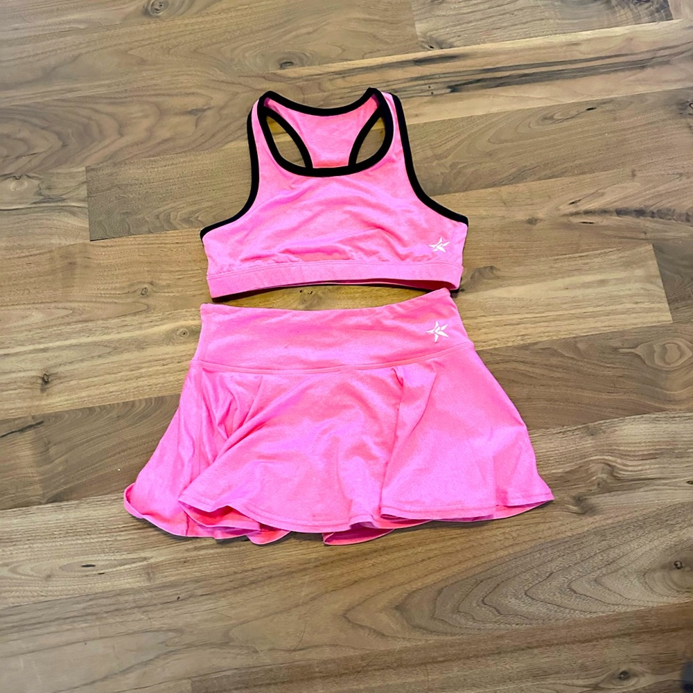 Rebel Athletic sports bra and skirt